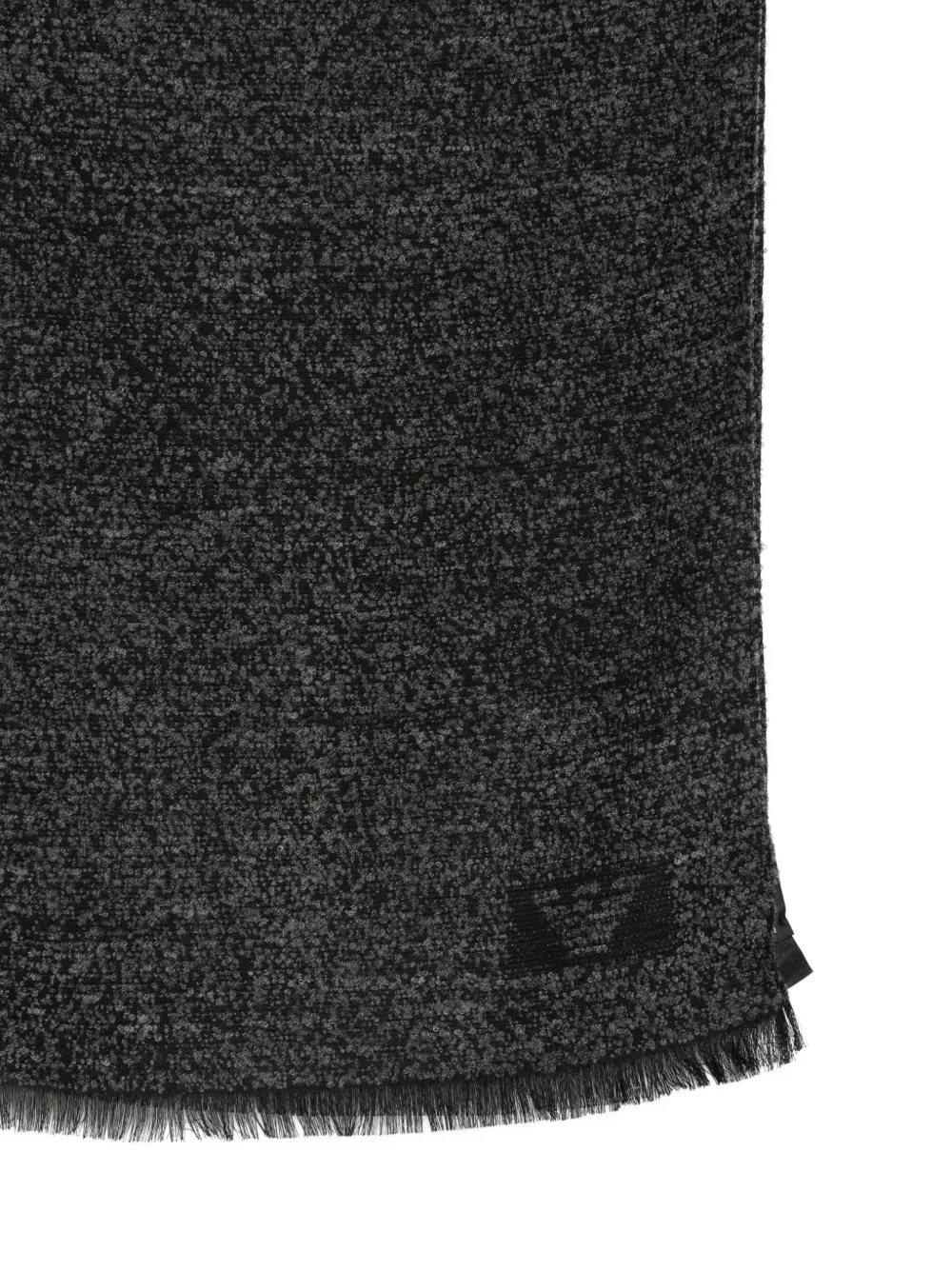 Emporio Armani Sjaal met logopatch Zwart