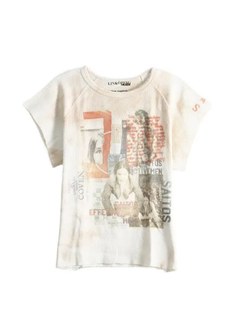 SAITOS camiseta Waffle Mess con motivo gráfico