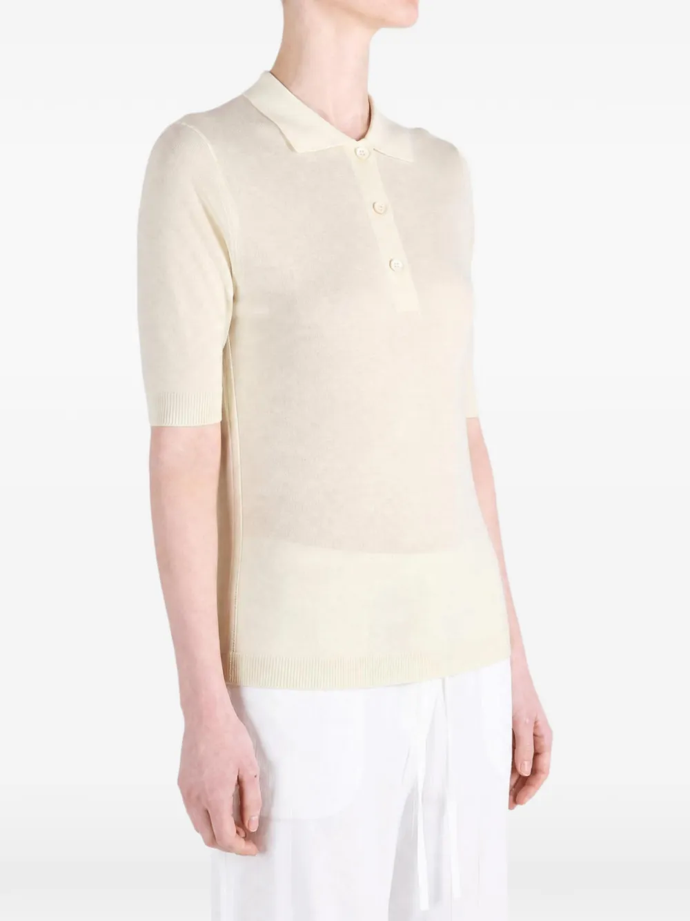 Studio Nicholson Tova poloshirt Beige