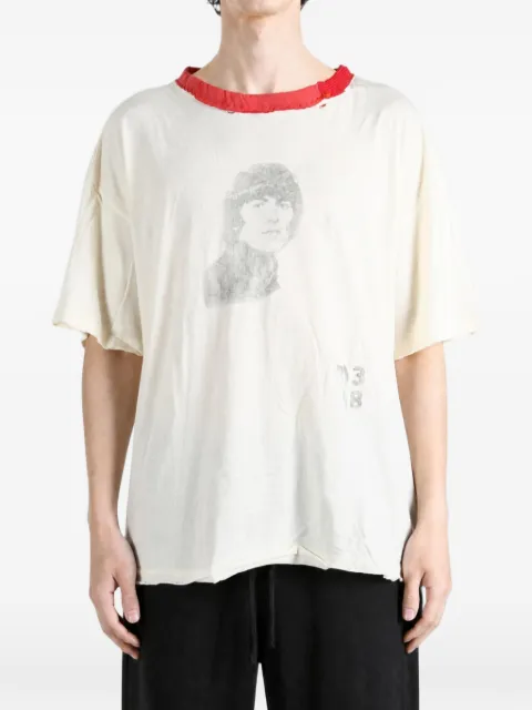 SAITOS Harrison Ghost distressed T-shirt