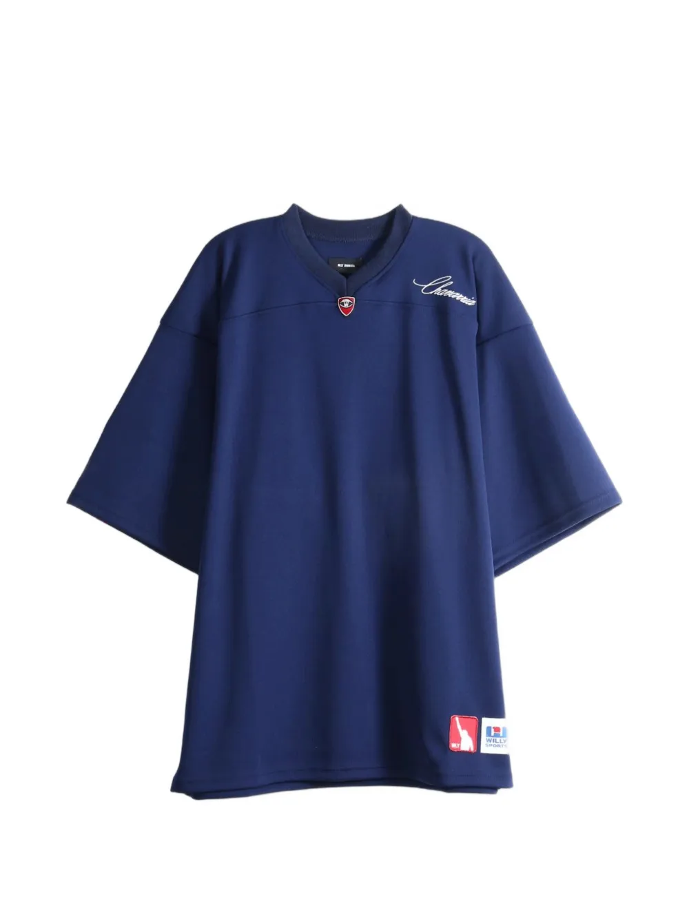 Willy Chavarria logo-embroidered oversized T-shirt