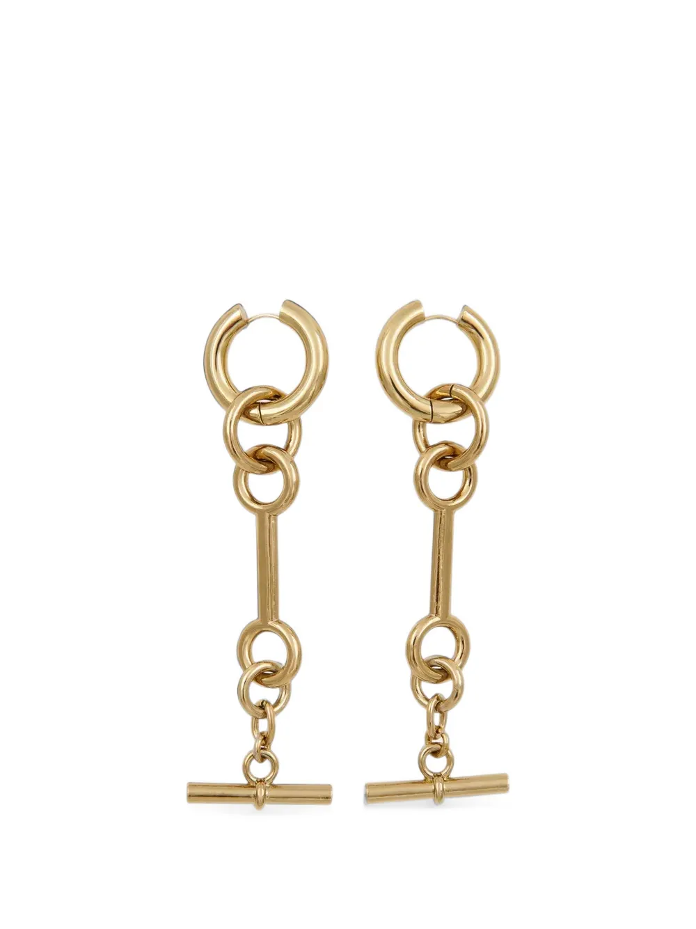 Essentiel Antwerp Kollin T-bar chain earrings - Or