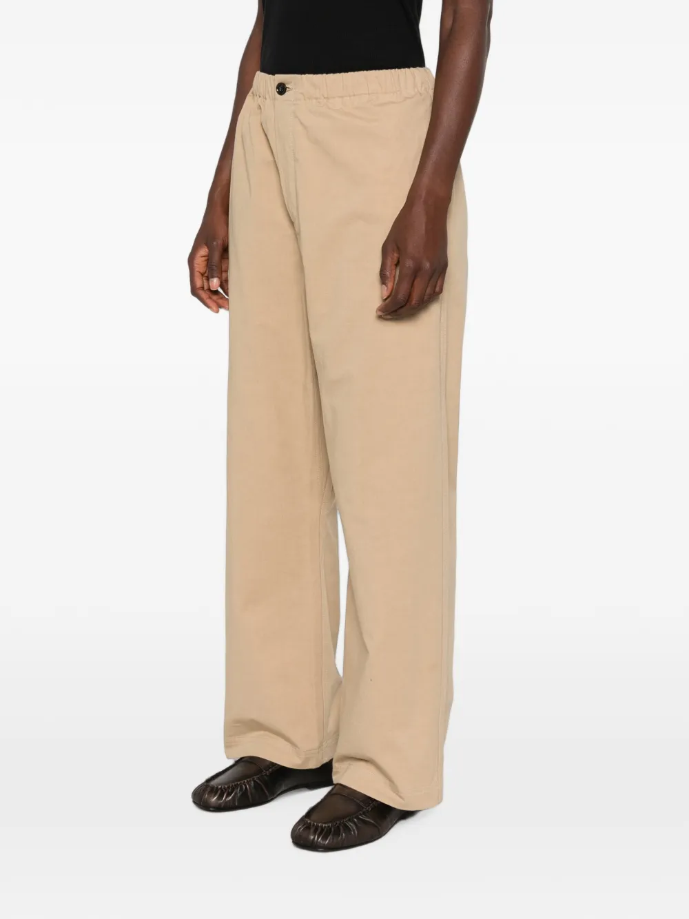Sofie D'hoore Pinot broek met elastische taille Beige