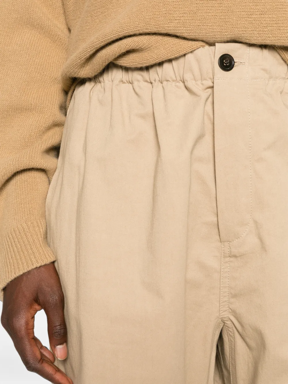 Sofie D'hoore Pinot broek met elastische taille Beige