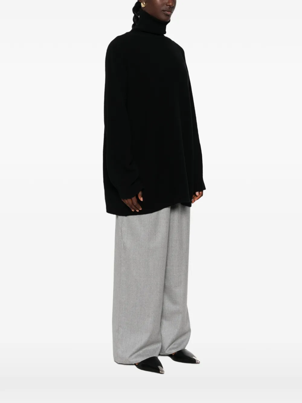 Sofie D'hoore roll-neck sweater Zwart