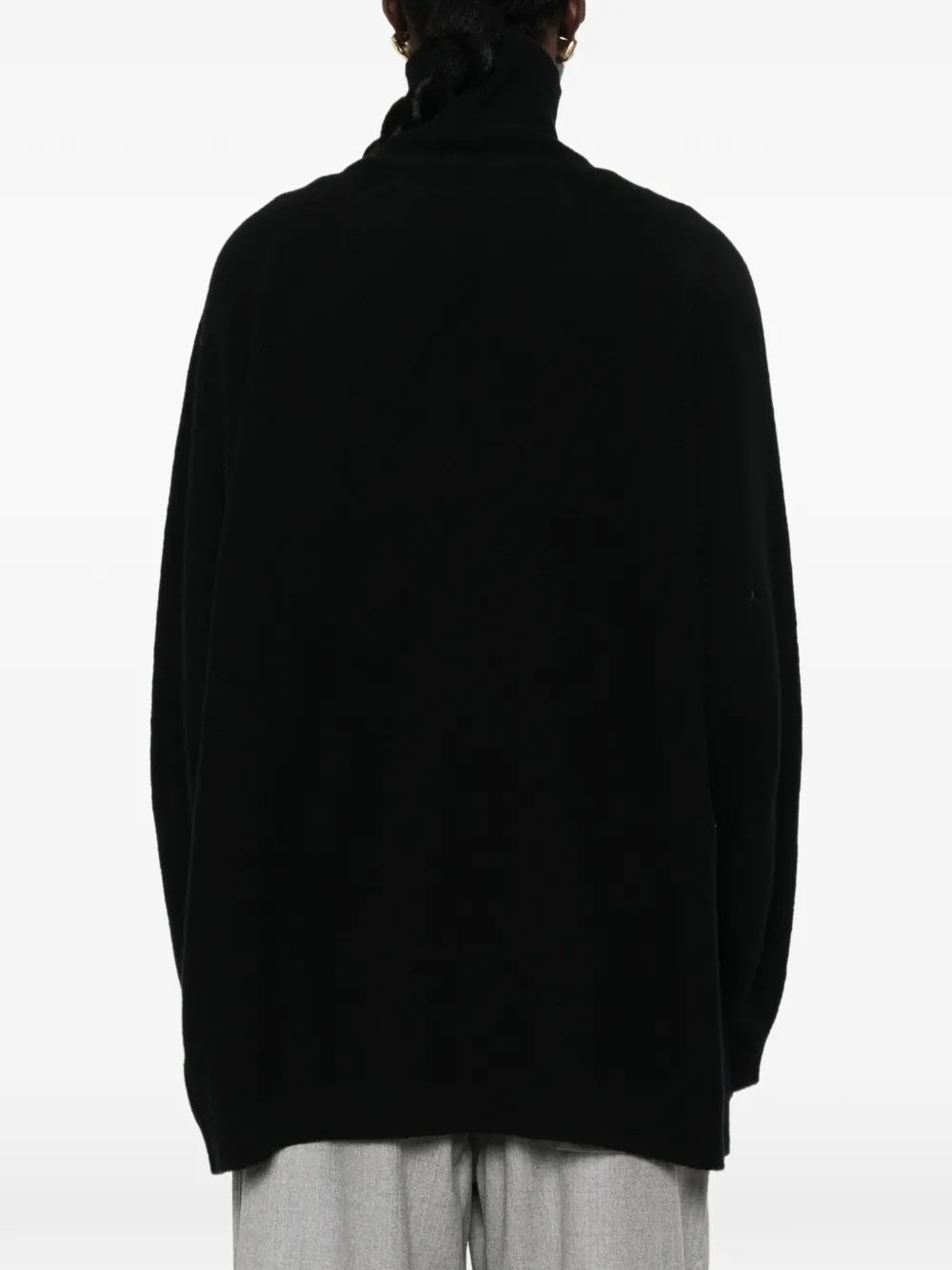 Sofie D'hoore roll-neck sweater Zwart