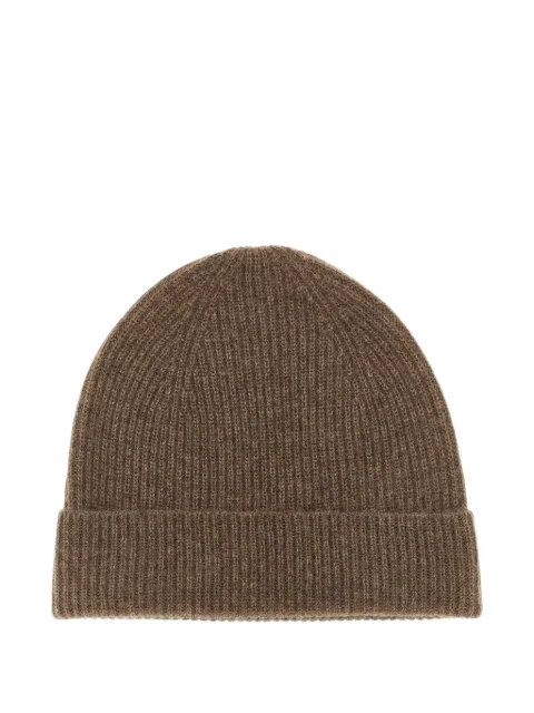 Ballantyne ribbed-knit cashmere beanie hat