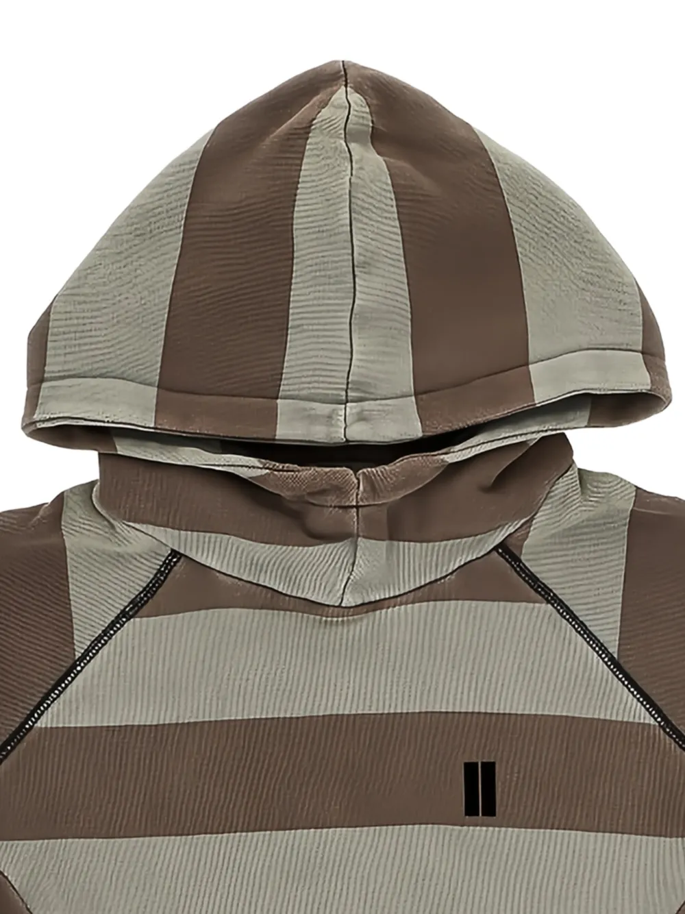 Bellerose Kids Fletcher gestreepte hoodie Bruin