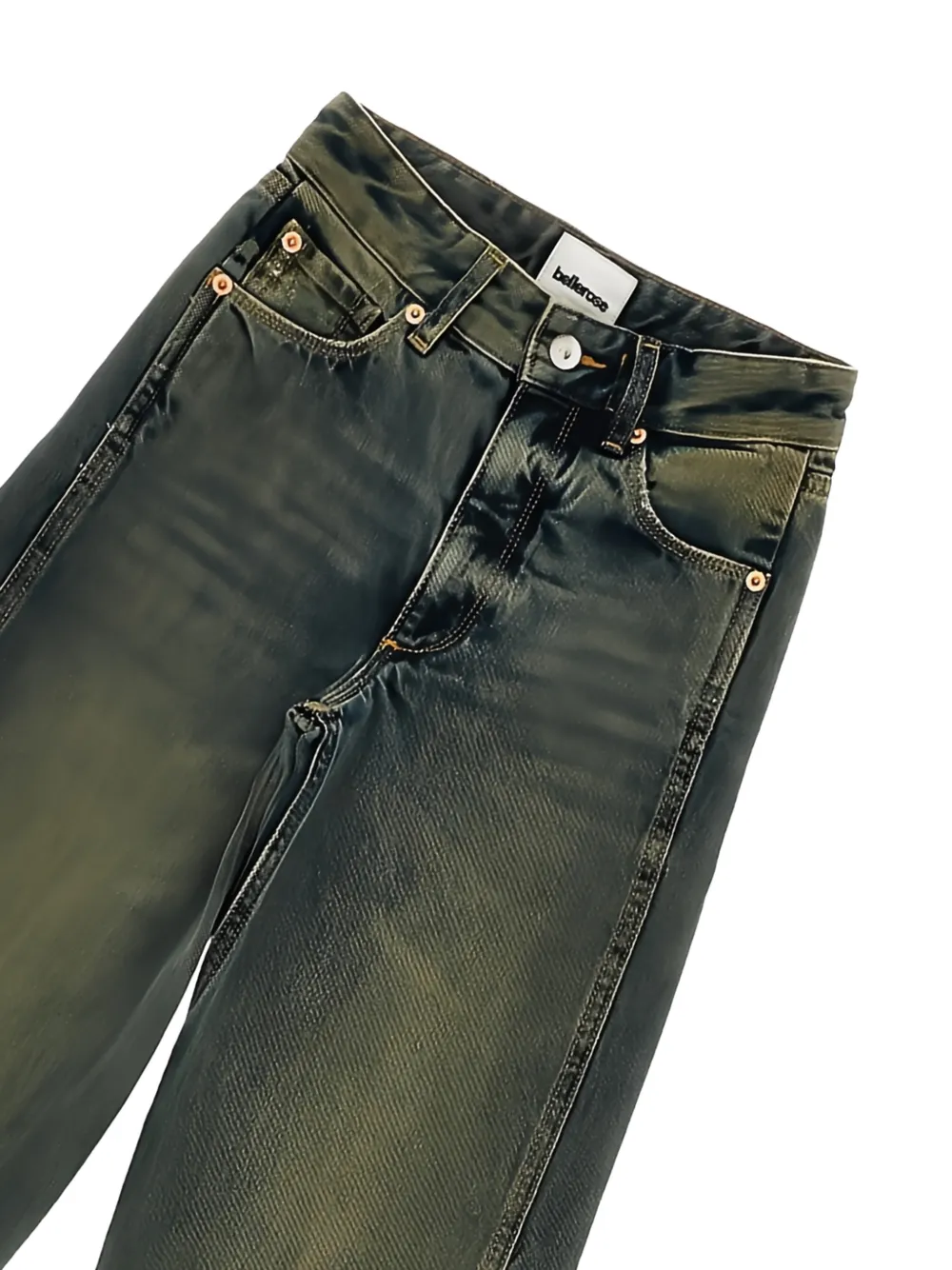 Bellerose Kids Peters ruimvallende jeans Grijs