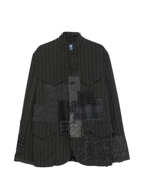 Junya Watanabe MAN patchwork pinstripe jacket