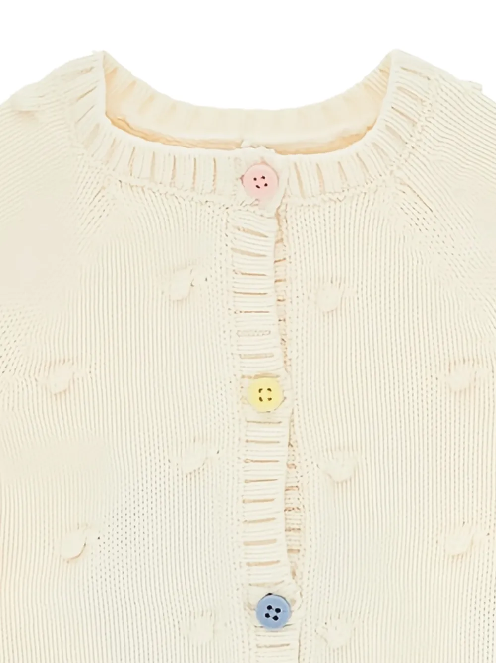 Stella McCartney Kids Gebreid vest met knopen Beige