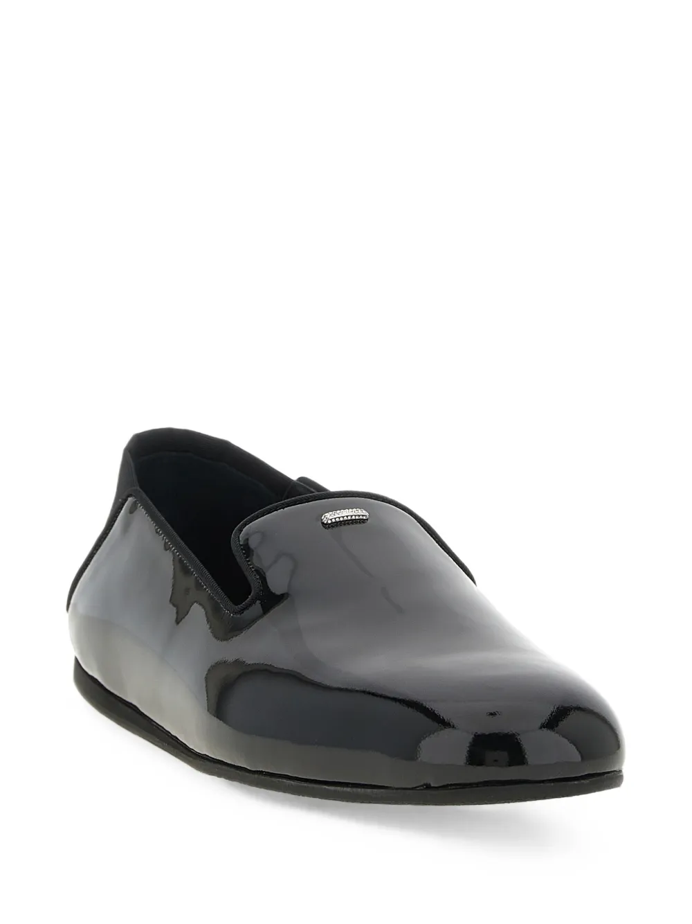 Giuseppe Zanotti Lucky crystal-embellished loafers Zwart