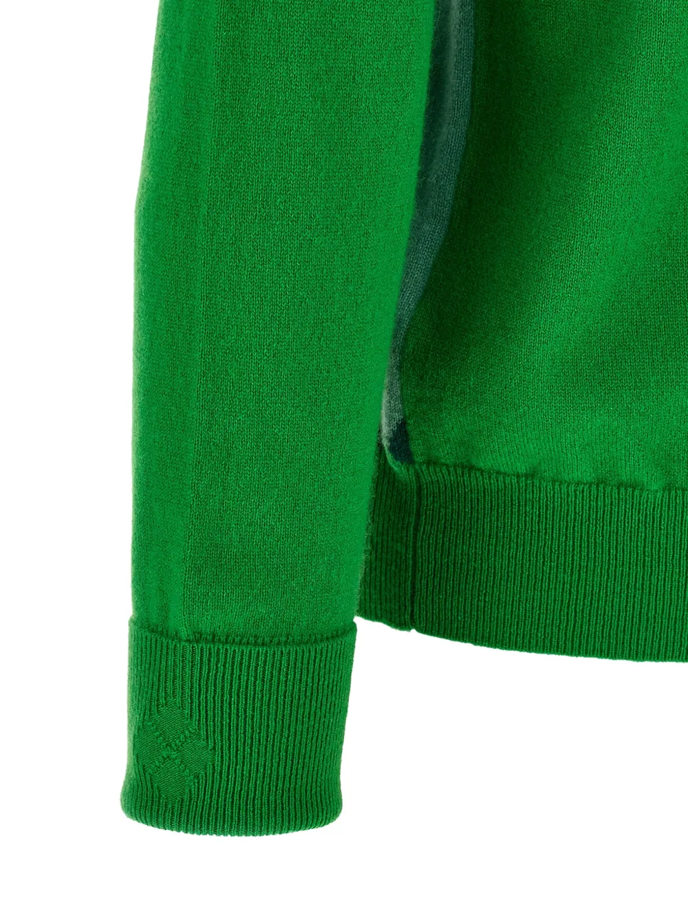 Ballantyne Diamond intarsia gebreide trui Groen
