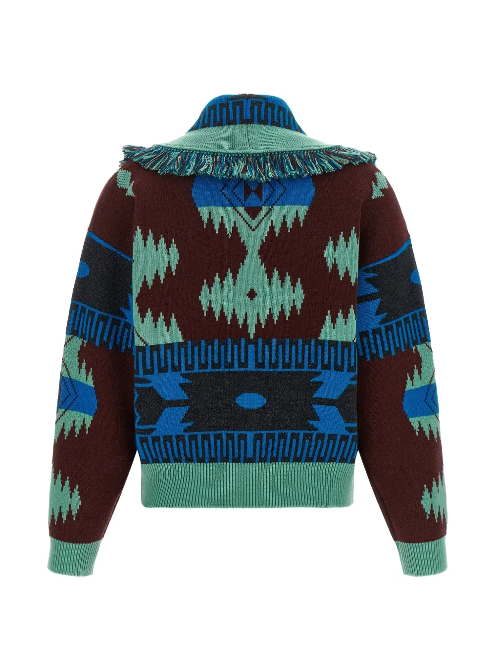 Alanui Vest met jacquard Blauw