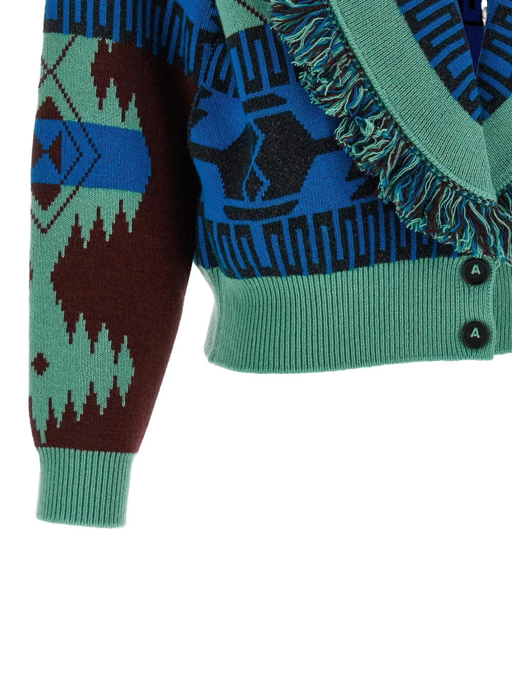 Alanui Vest met jacquard Blauw