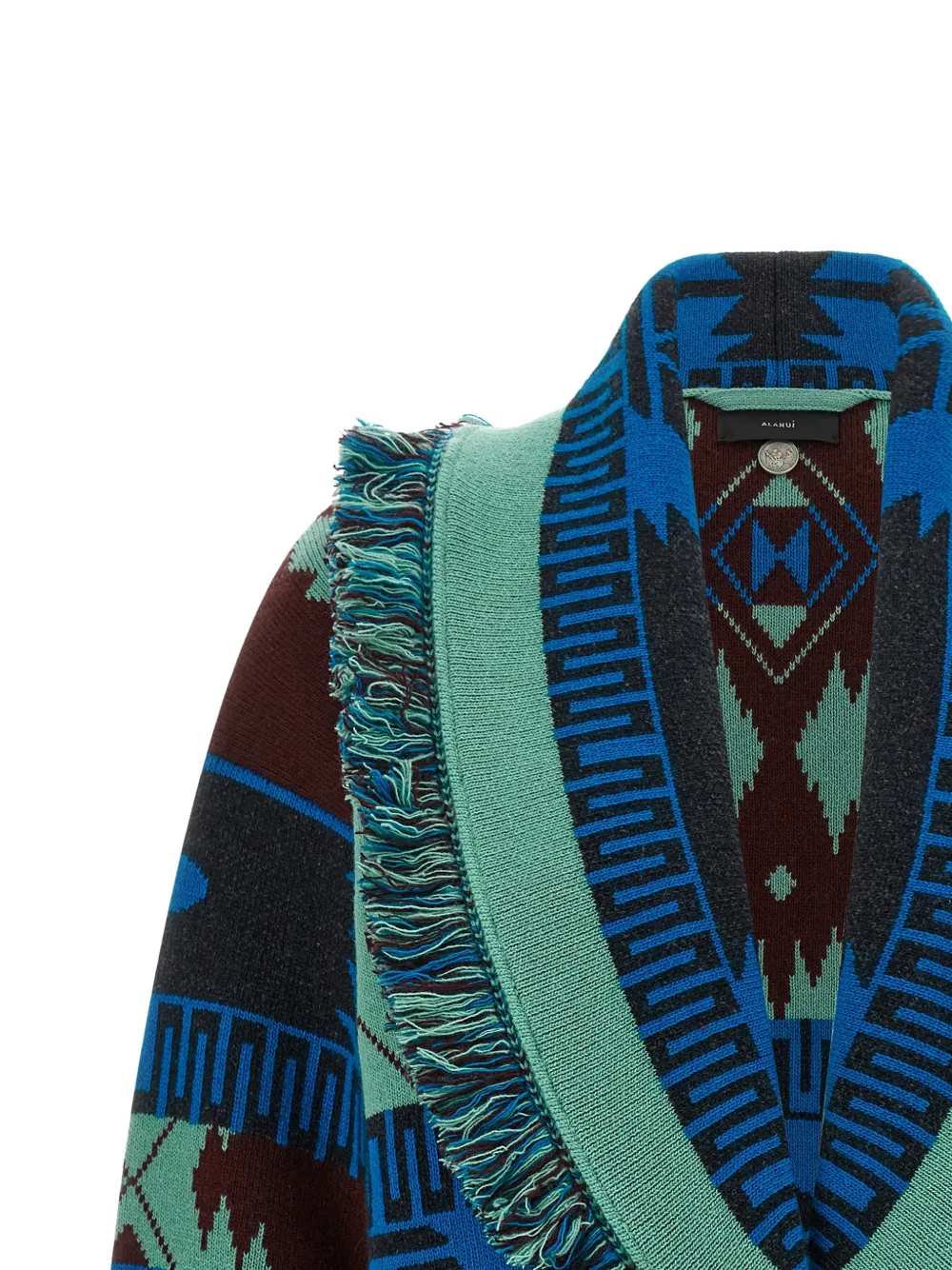 Alanui Vest met jacquard Blauw