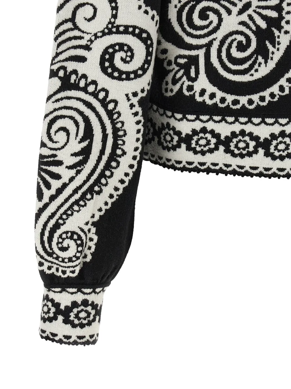 FARM Rio Arabesque vest met jacquard Wit
