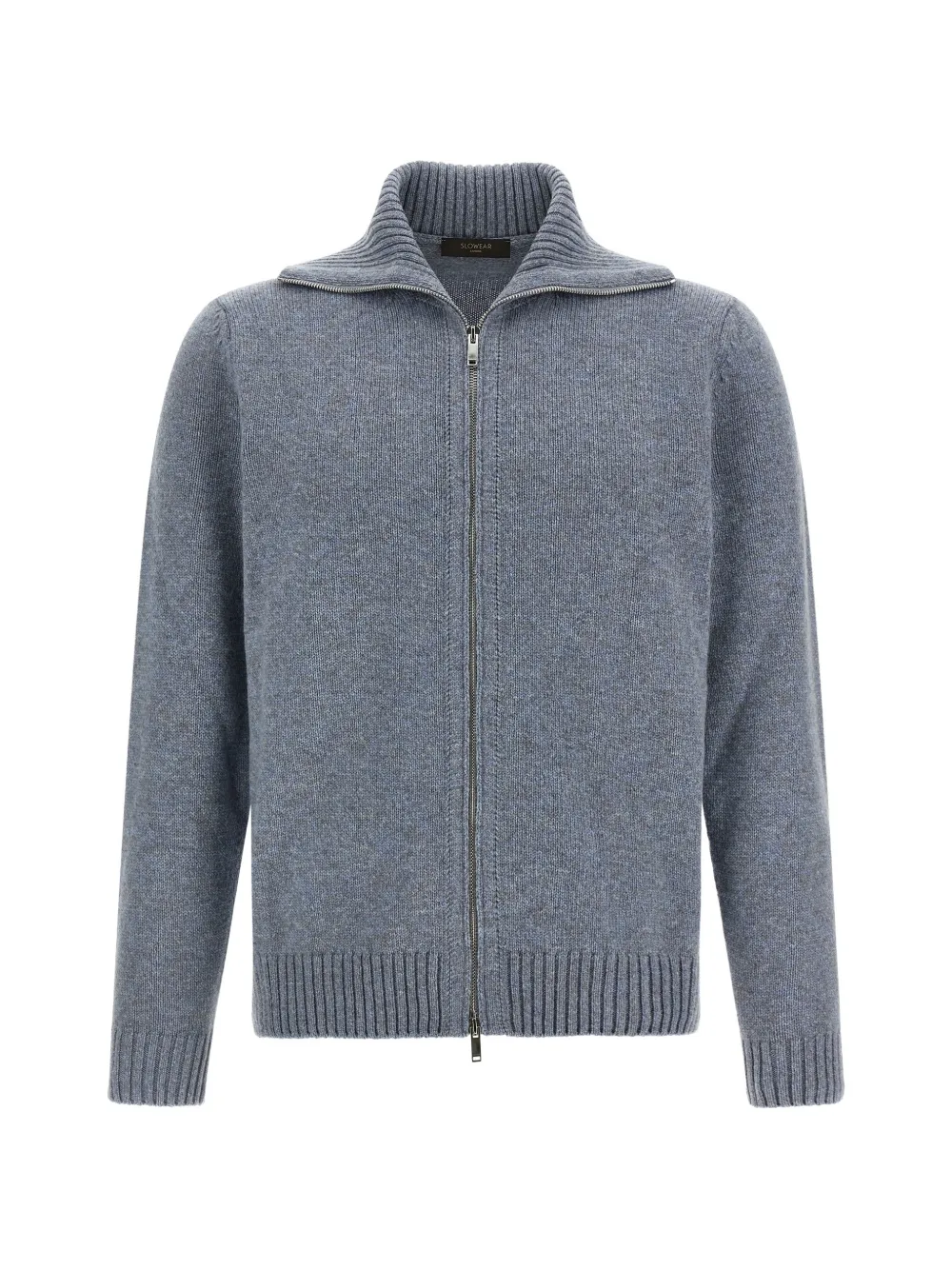 Zanone zip-up virgin wool cardigan - Blu