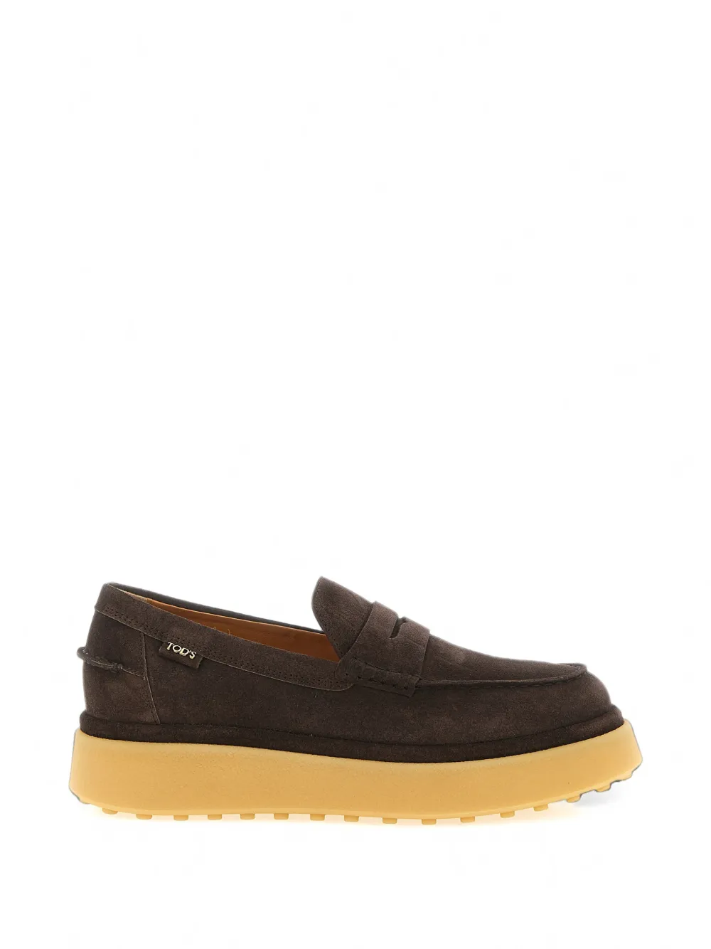 Tod's suede loafers - Marrone