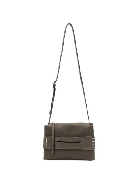 JW Anderson Loafer contrast-stitch leather tote bag