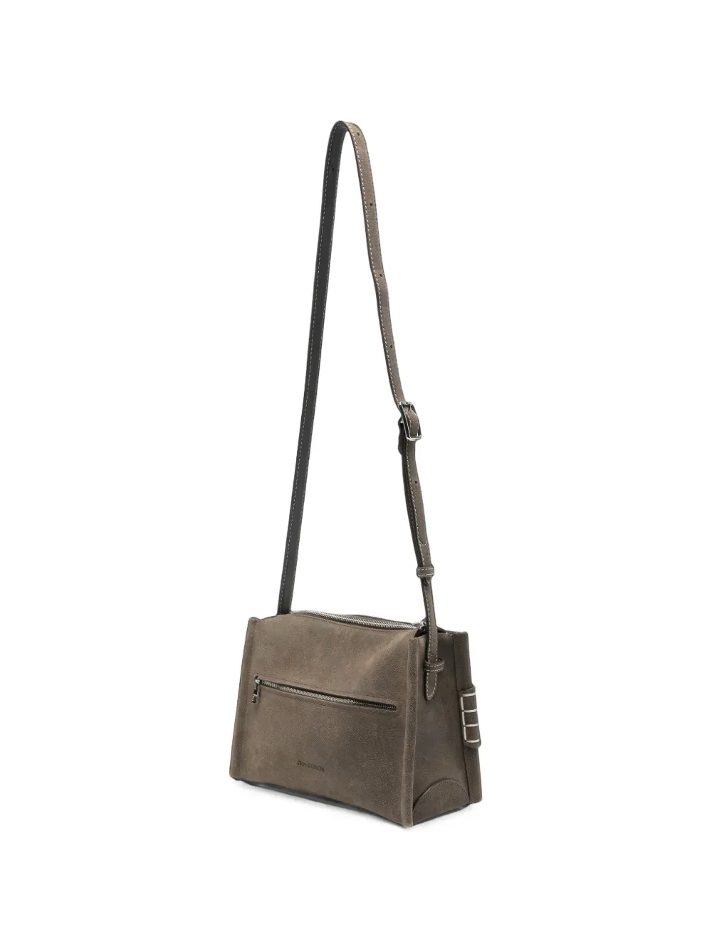 JW Anderson Loafer leren shopper met contrasterende stiksels Grijs