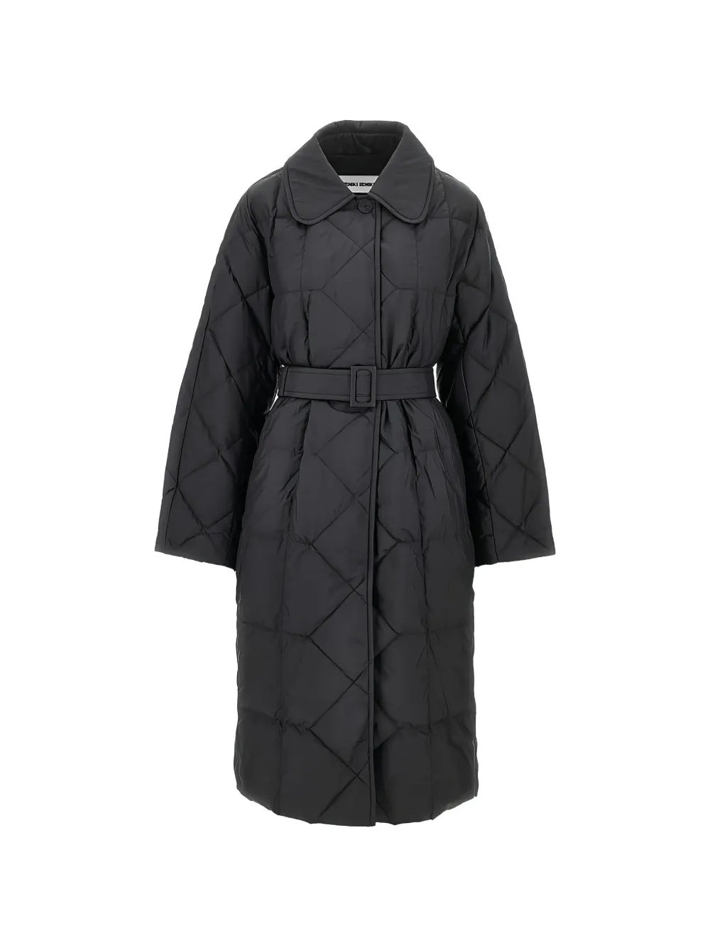 Ienki Ienki Ennio quilted belted coat