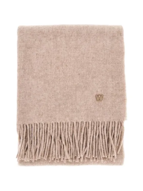 Weekend Max Mara plain wool stole - BEIGE