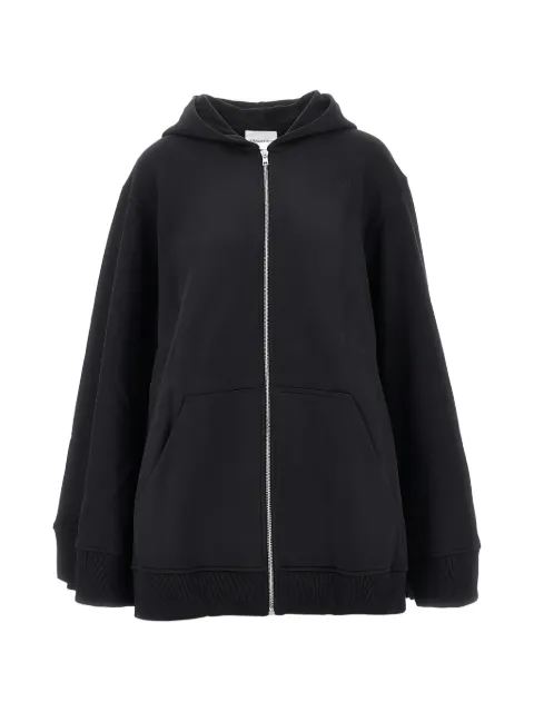 7 For All Mankind zip-up flared-sleeve hoodie