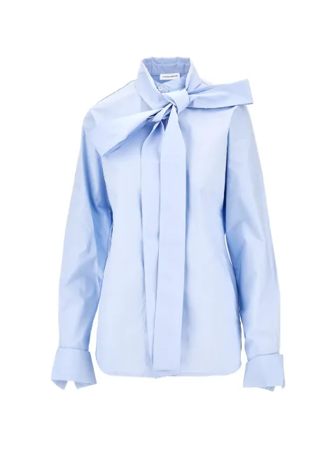 7 For All Mankind camisa con lazo en el cuello