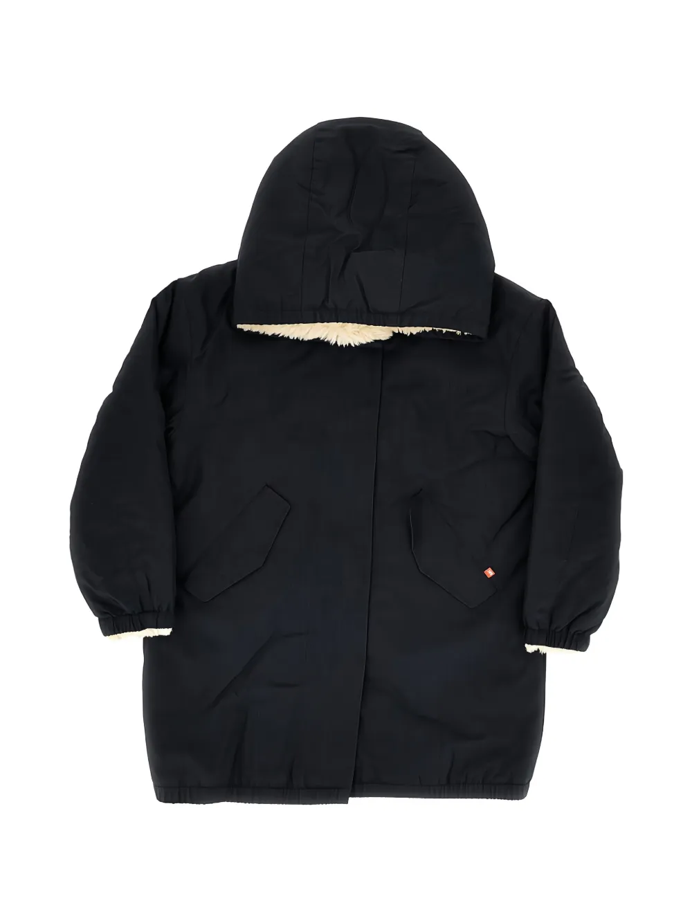 Bellerose hooded faux-fur-trim parka - Nero