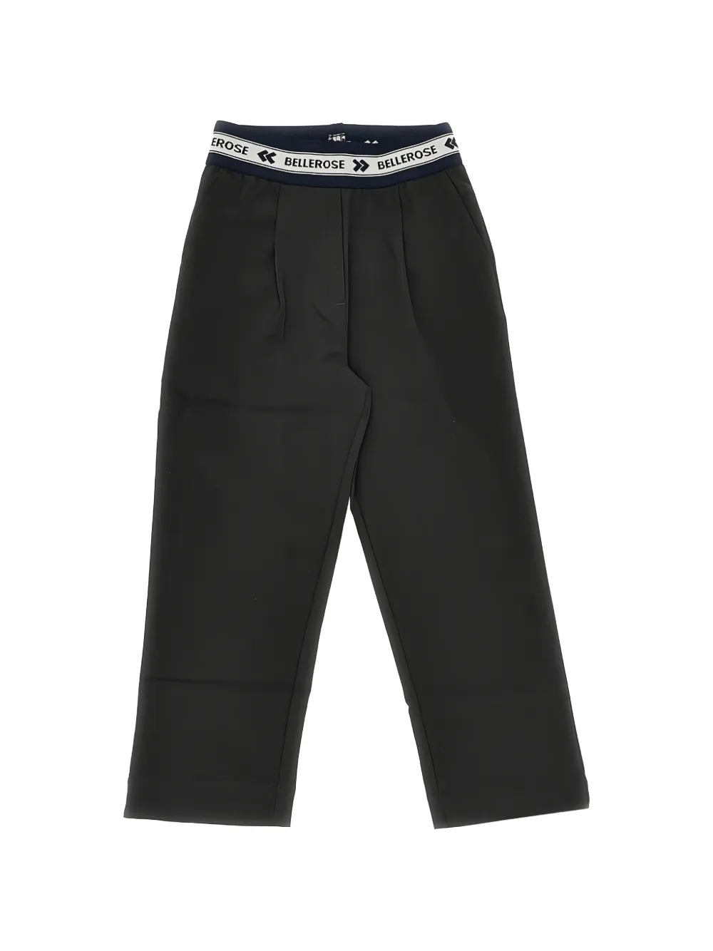 Bellerose Alysa logo-waistband pleated trousers - Grigio