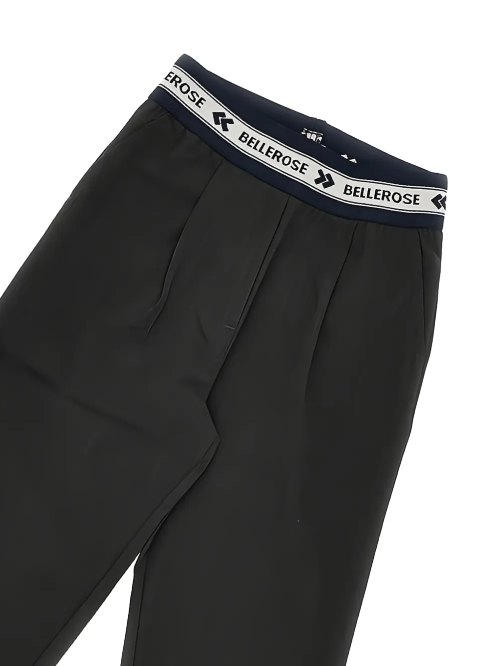 Bellerose Kids Alysa plooibroek met logoband Grijs