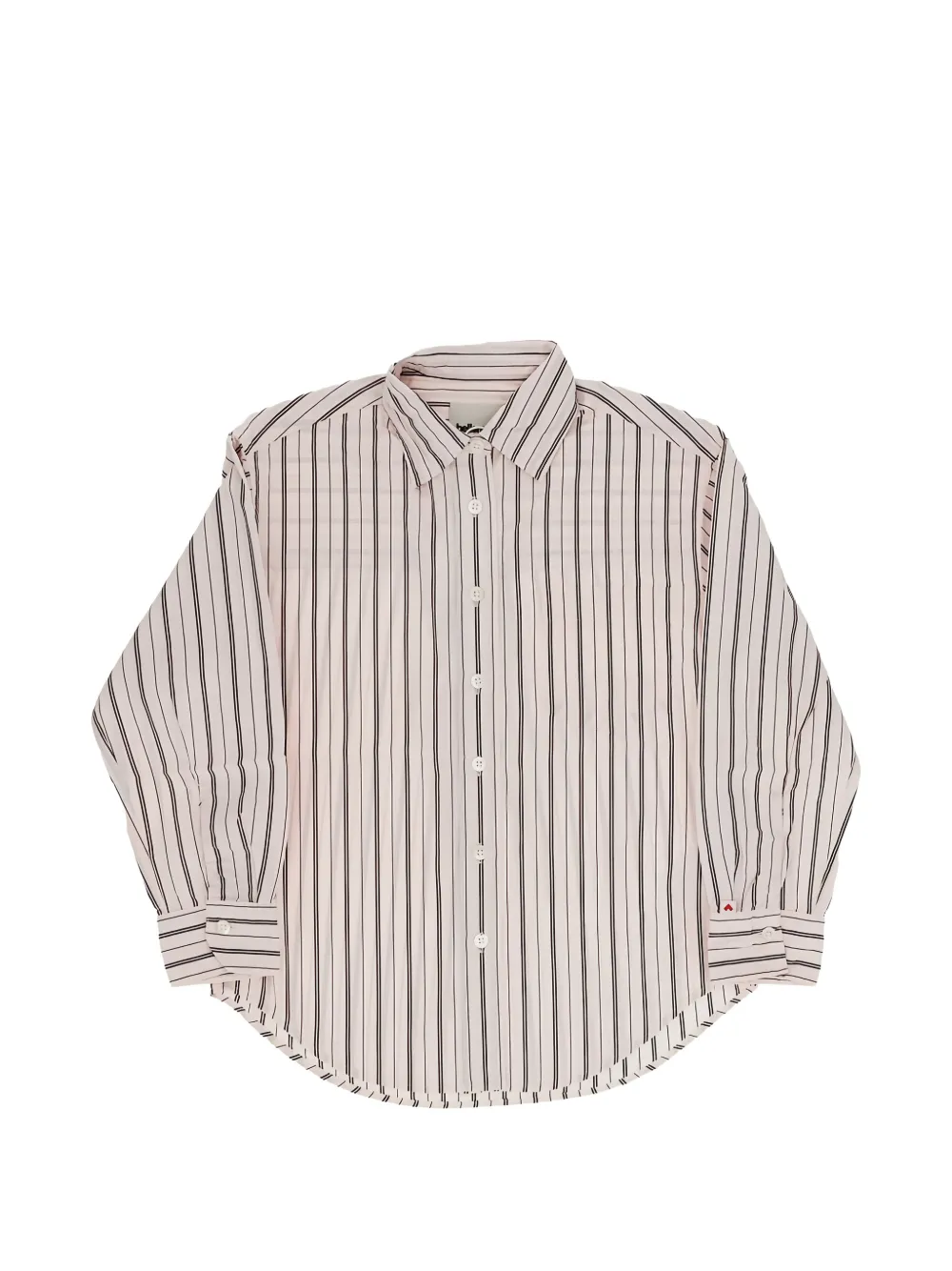 Bellerose Kids' Striped Long-sleeve Shirt In Neutral