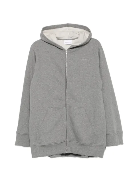 7 For All Mankind cape-style zip-up hoodie