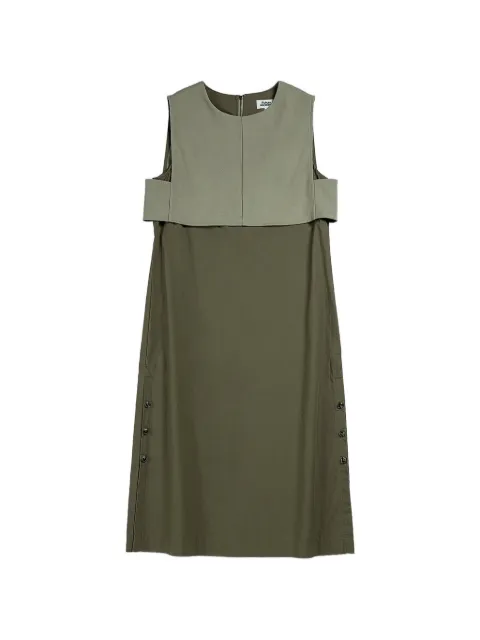 Future Classics layered button-detail midi dress