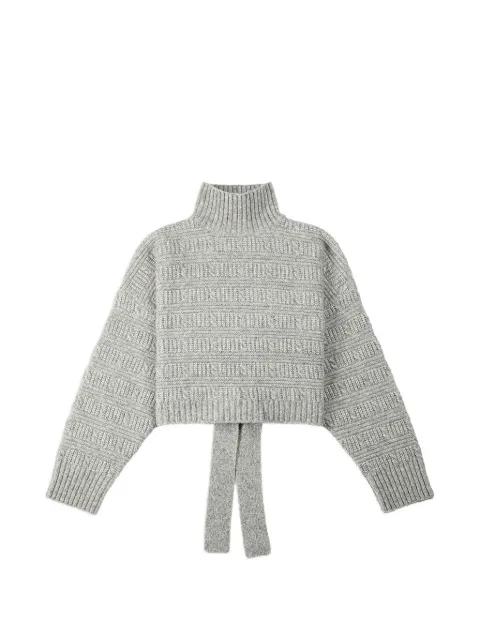 Future Classics wrapped wool-blend cropped sweater