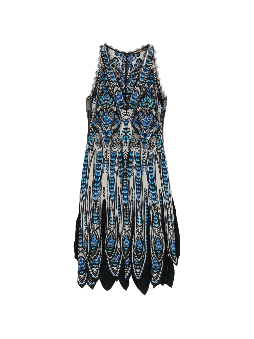 Roberto Cavalli all-over graphic-print dress