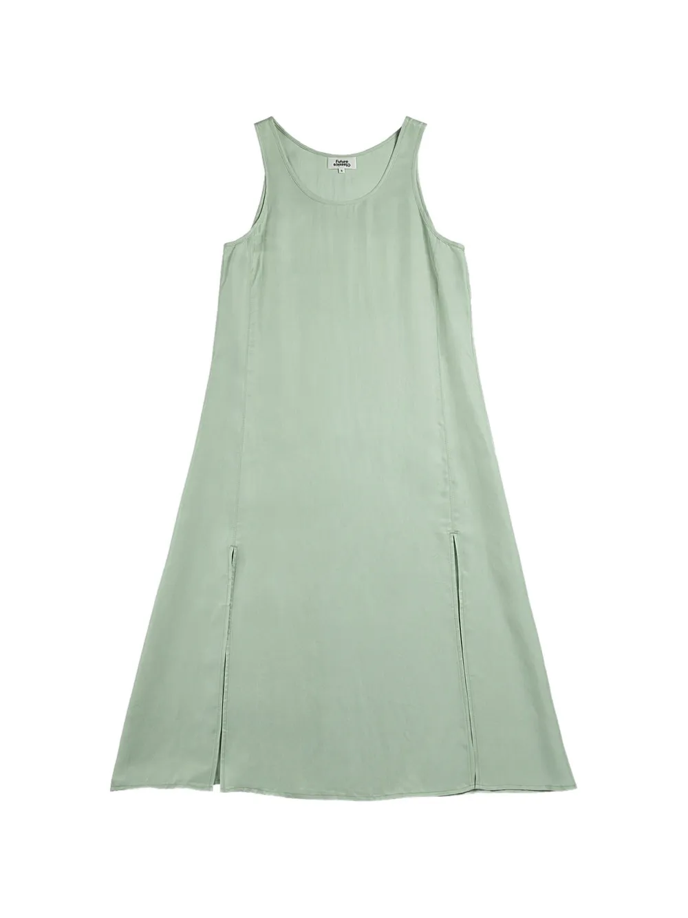 Future Classics robe fendue à coupe mi-longue - Vert