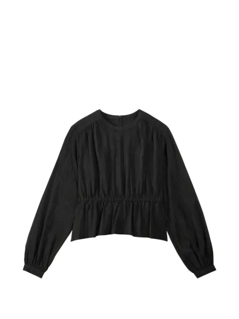 Future Classics long-sleeve dobby-stripe blouse