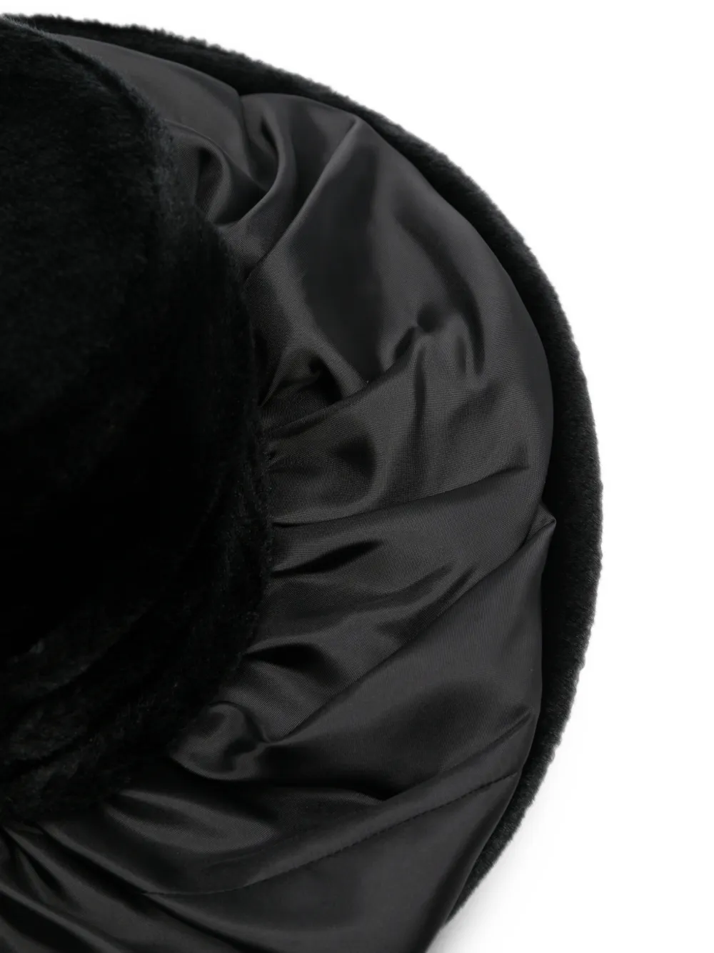 Junya Watanabe Hoed met gesmockt detail Zwart