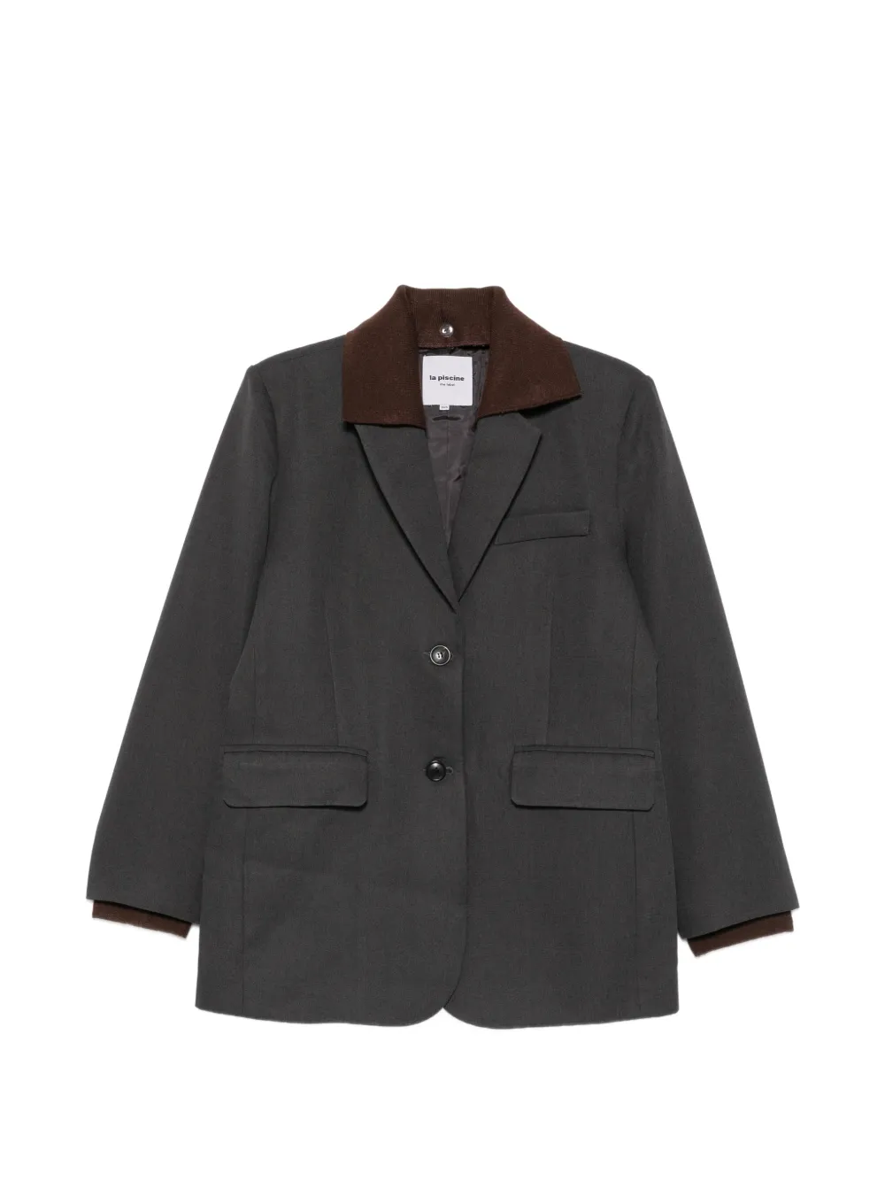 La Piscine notched-lapel single-breasted jacket