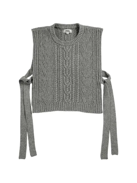 Future Classics cable-knit cropped sweater vest