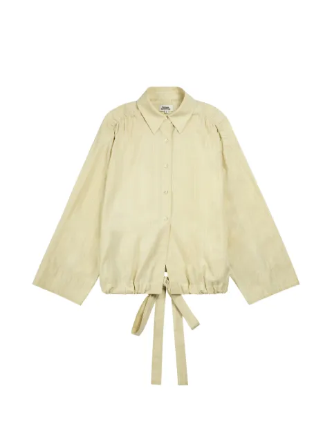 Future Classics wrap-hem striped shirt