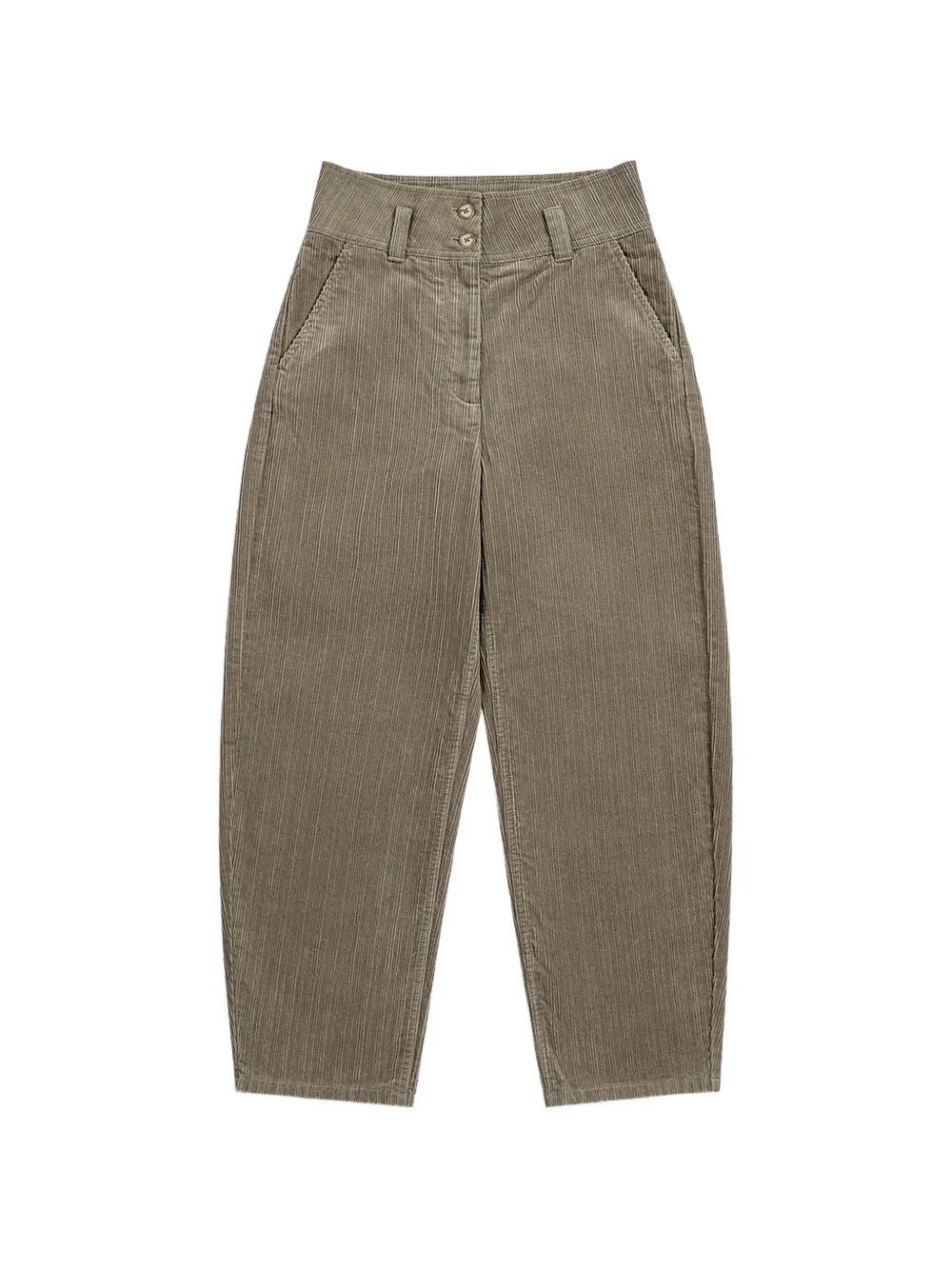 Future Classics Ribfluwelen broek Groen