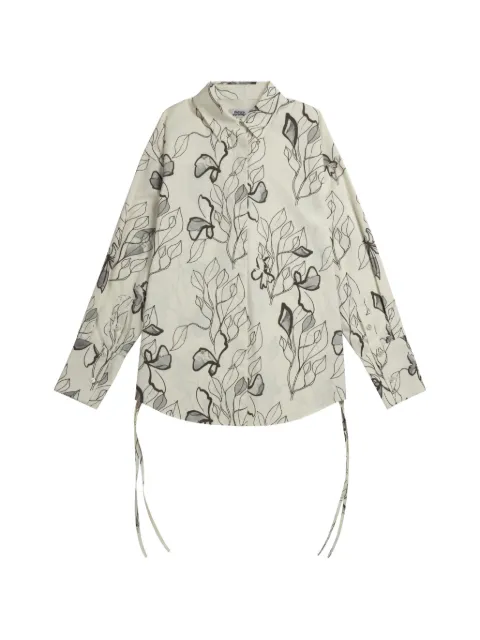 Future Classics graphic-print wrap shirt