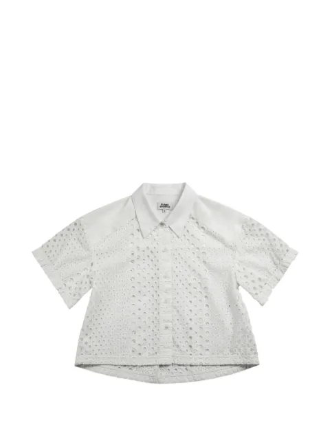 Future Classics cropped eyelet shirt