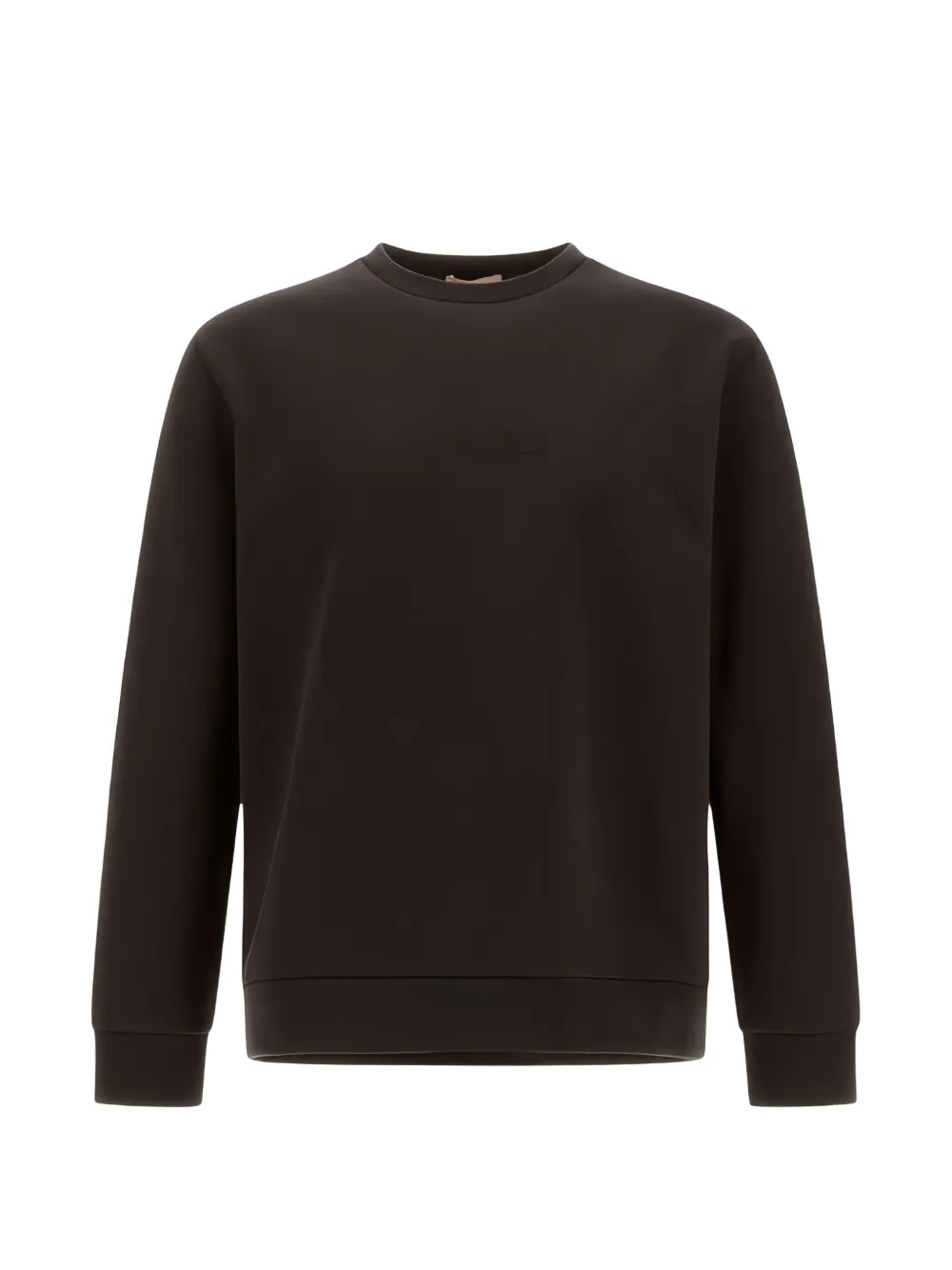 Herno logo-embroidered crew-neck sweater Bruin