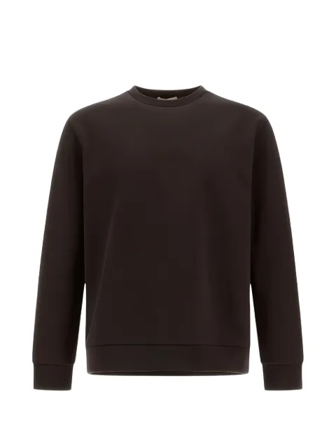 Herno logo-embroidered crew-neck sweater
