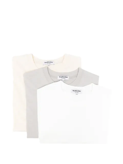 La Piscine layered long-sleeve T-shirt set of three 