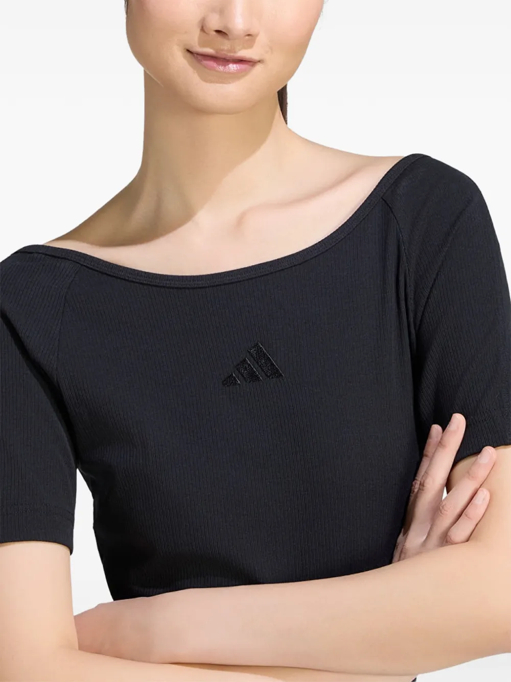 adidas Jurk met boothals Zwart
